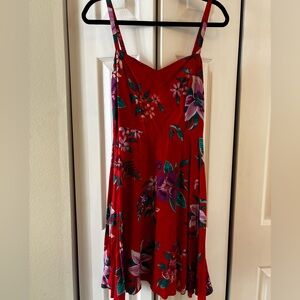 Women’s Old Navy Red Floral Dress